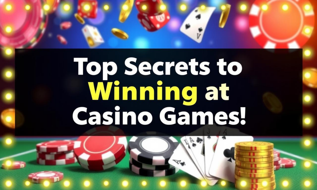 賭場遊戲的必勝秘訣大公開！