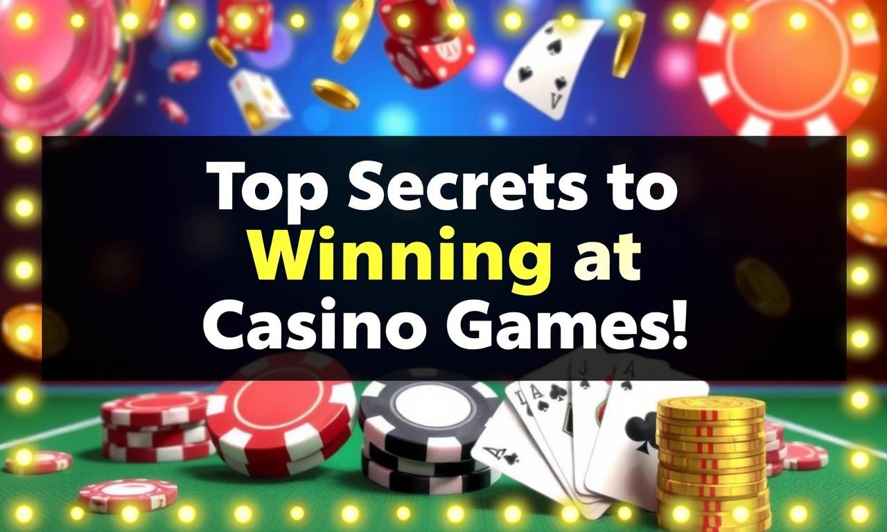 賭場遊戲的必勝秘訣大公開！