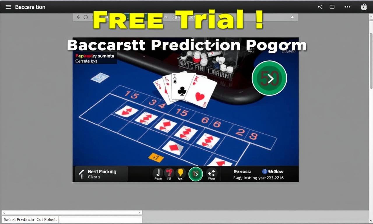 百家樂預測程式免費試用