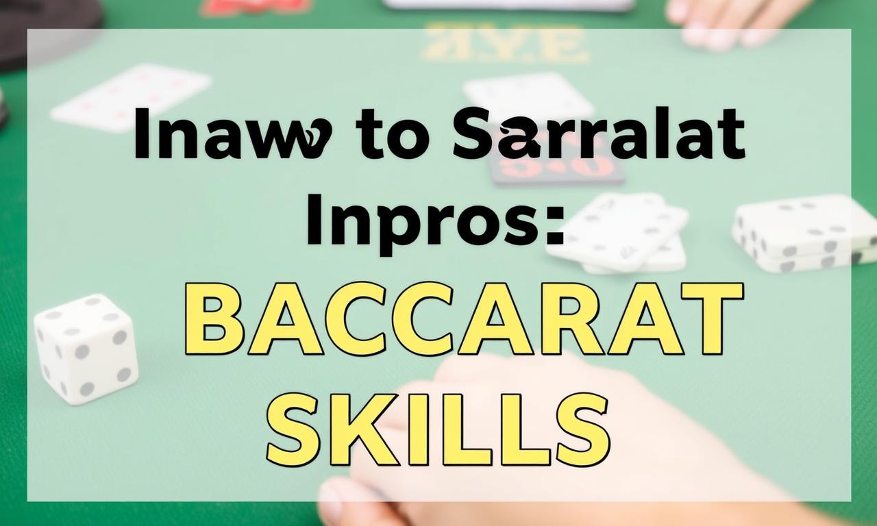 如何提高百家樂技術水平