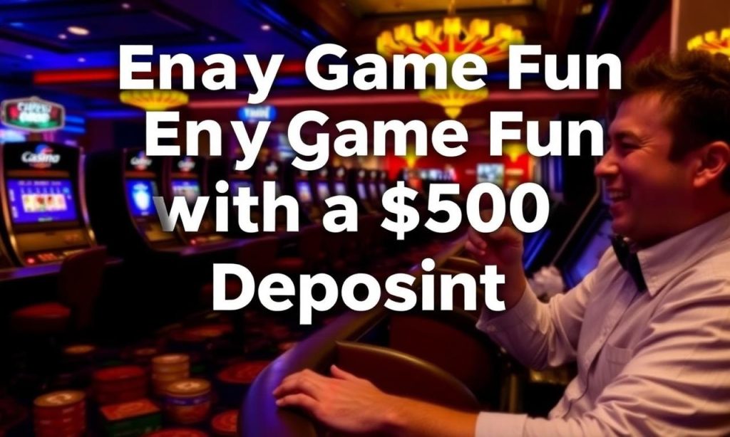 娛樂城儲值500：盡情享受遊戲樂趣