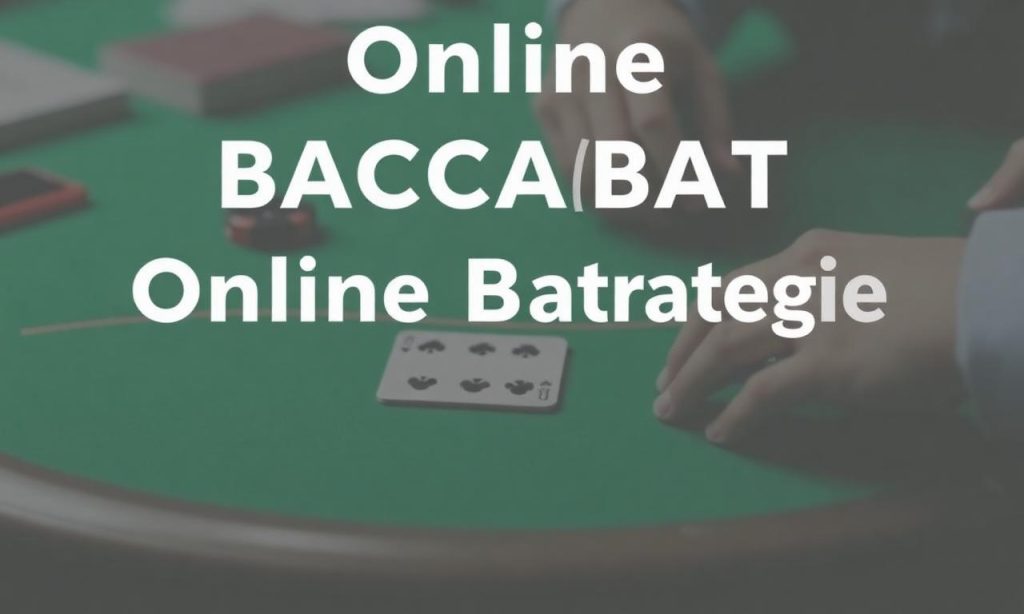 網上百家樂玩法及技巧分享